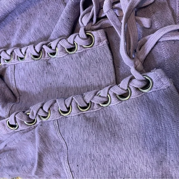 Free People lace up cuff top - Picture 6 of 7